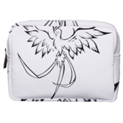 Phoenix Mythical Bird Animal Make Up Pouch (medium) by Wegoenart