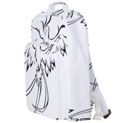 Phoenix Mythical Bird Animal Double Compartment Backpack