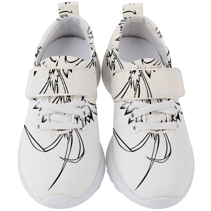 Phoenix Mythical Bird Animal Kids  Velcro Strap Shoes