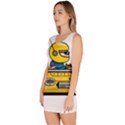 Cartoon Space Racer Galaxy Science Bodycon Dress View2