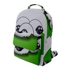 Sheep Agriculture Hill Group Flock Flap Pocket Backpack (large)