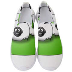 Sheep Agriculture Hill Group Flock Men s Slip On Sneakers