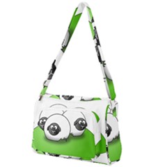 Sheep Agriculture Hill Group Flock Front Pocket Crossbody Bag