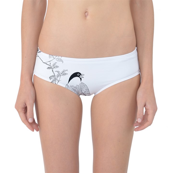 Vintage Old Fashioned Animal Wild Classic Bikini Bottoms