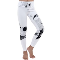 Vintage Old Fashioned Animal Wild Kids  Lightweight Velour Classic Yoga Leggings