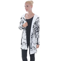 Animal Game Asset Call Invertebrate Longline Hooded Cardigan