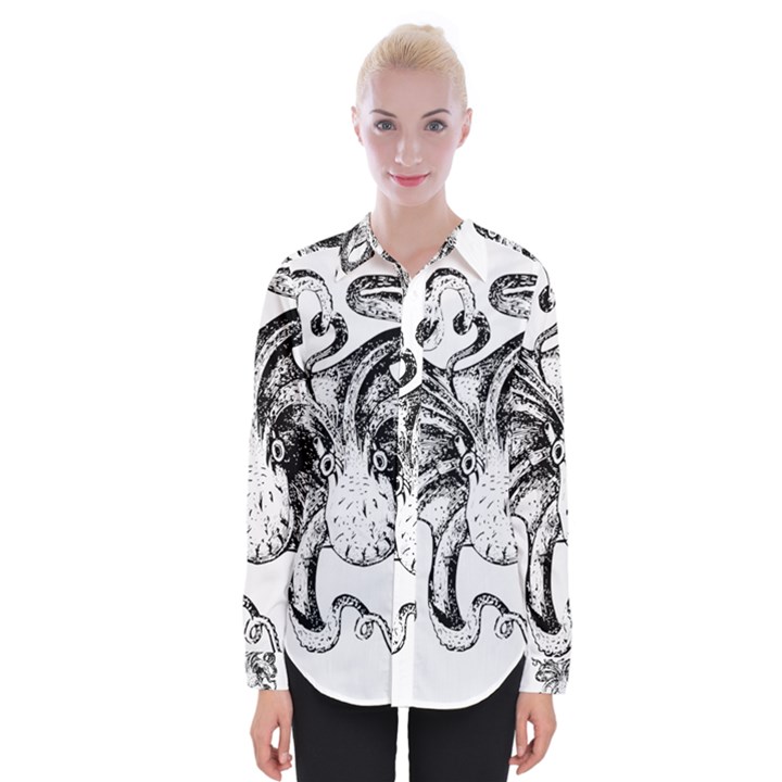 Animal Game Asset Call Invertebrate Womens Long Sleeve Shirt