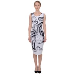 Animal Game Asset Call Invertebrate Sleeveless Pencil Dress by Wegoenart