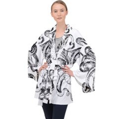 Animal Game Asset Call Invertebrate Velvet Kimono Robe