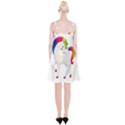 Rainbow Unicorn Unicorn Heart Spaghetti Strap Velvet Dress View2