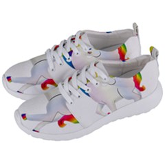 Rainbow Unicorn Unicorn Heart Men s Lightweight Sports Shoes