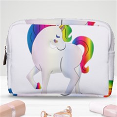 Rainbow Unicorn Unicorn Heart Make Up Pouch (medium)