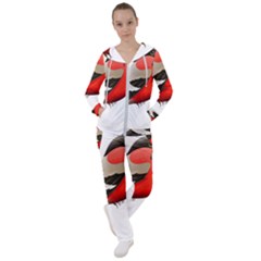 Red Robin Berry Red Berries Bird Women s Tracksuit