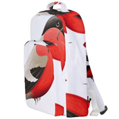 Red Robin Berry Red Berries Bird Double Compartment Backpack by Wegoenart