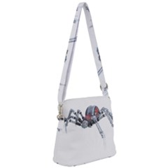 Spider Arachnid Animal Robot Zipper Messenger Bag