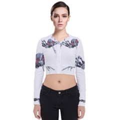 Spider Arachnid Animal Robot Long Sleeve Zip Up Bomber Jacket