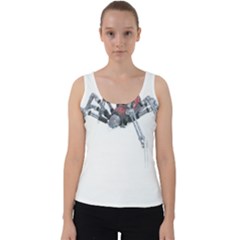 Spider Arachnid Animal Robot Velvet Tank Top