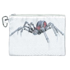 Spider Arachnid Animal Robot Canvas Cosmetic Bag (xl) by Wegoenart