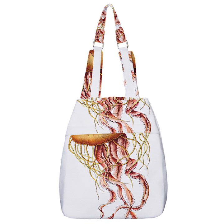 Animal Art Forms In Nature Jellyfish Center Zip Backpack