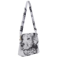 Dog Animal Domestic Animal Doggie Zipper Messenger Bag