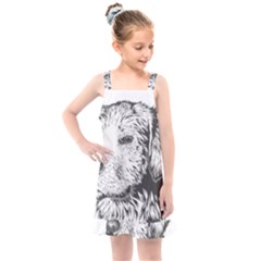 Dog Animal Domestic Animal Doggie Kids  Overall Dress