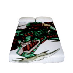 Furry Rocket Spaceship Fairy Fitted Sheet (full/ Double Size) by Wegoenart