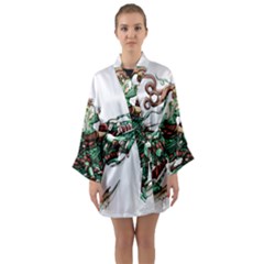 Furry Rocket Spaceship Fairy Long Sleeve Kimono Robe