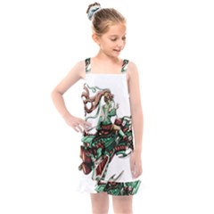 Furry Rocket Spaceship Fairy Kids  Overall Dress by Wegoenart