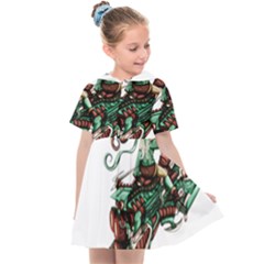 Furry Rocket Spaceship Fairy Kids  Sailor Dress