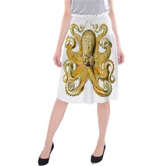 Animal Art Forms In Nature Clips Midi Beach Skirt by Wegoenart