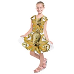 Animal Art Forms In Nature Clips Kids  Short Sleeve Dress