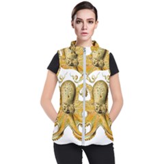 Animal Art Forms In Nature Clips Women s Puffer Vest