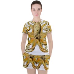 Animal Art Forms In Nature Clips Women s Tee And Shorts Set