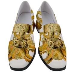 Animal Art Forms In Nature Clips Women s Chunky Heel Loafers