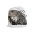 Iguana Portrait Profile Close Up Drawstring Pouch (Large) View1