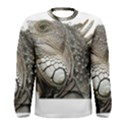 Iguana Portrait Profile Close Up Men s Long Sleeve Tee View1