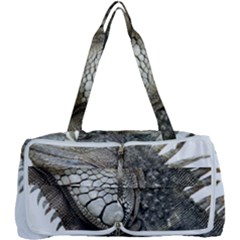 Iguana Portrait Profile Close Up Multi Function Bag