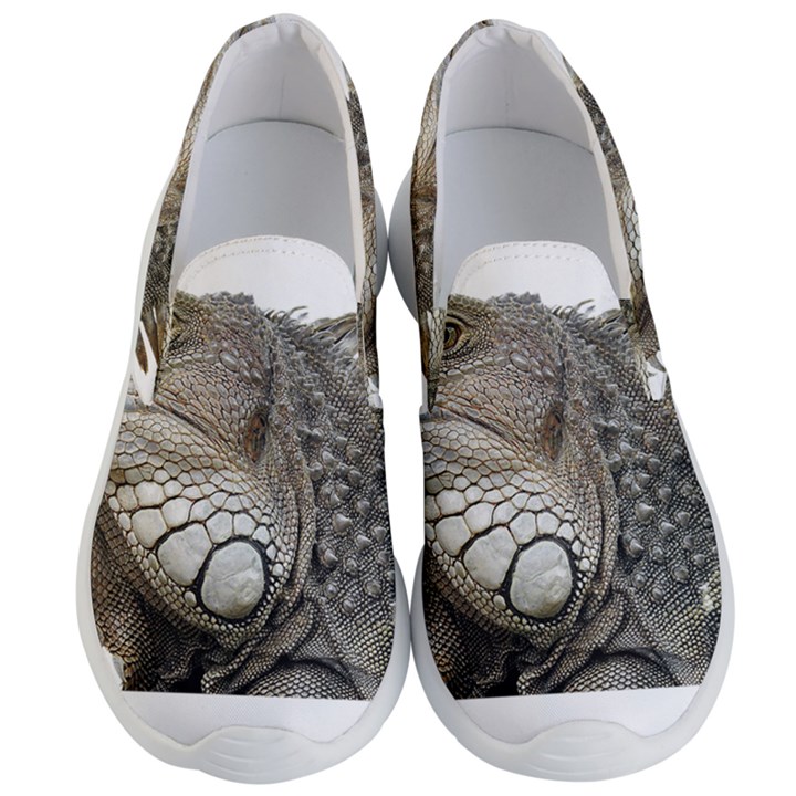 Iguana Portrait Profile Close Up Men s Lightweight Slip Ons