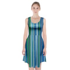 Painted Stripe Racerback Midi Dress