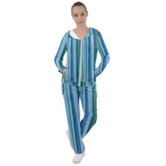 Painted Stripe Women s Tracksuit