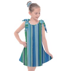 Painted Stripe Kids  Tie Up Tunic Dress