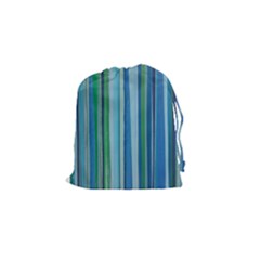 Painted Stripe Drawstring Pouch (small) by dressshop