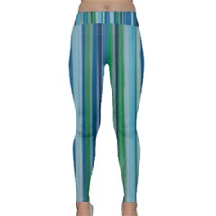 Painted Stripe Classic Yoga Leggings by dressshop