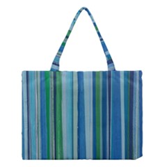 Painted Stripe Medium Tote Bag by dressshop