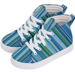 Painted Stripe Kids  Hi-top Skate Sneakers by dressshop