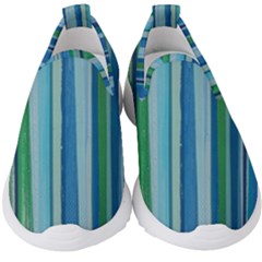 Painted Stripe Kids  Slip On Sneakers