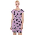 Totoro - Soot Sprites Pattern Cap Sleeve Bodycon Dress View1