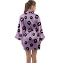 Totoro - Soot Sprites Pattern Long Sleeve Kimono Robe View2