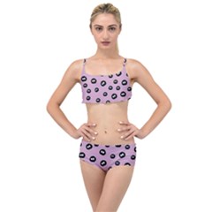 Totoro - Soot Sprites Pattern Layered Top Bikini Set