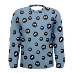 Totoro - Soot Sprites Pattern Men s Long Sleeve Tee